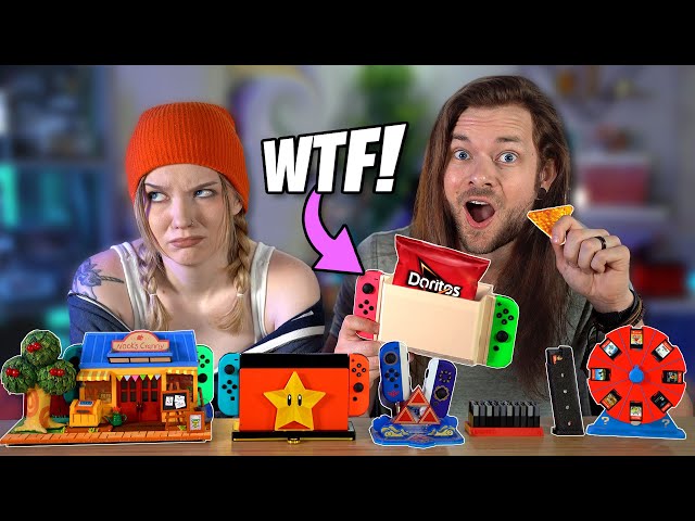 My Wife (?) & I Buy WEIRD Nintendo Switch Accessories!