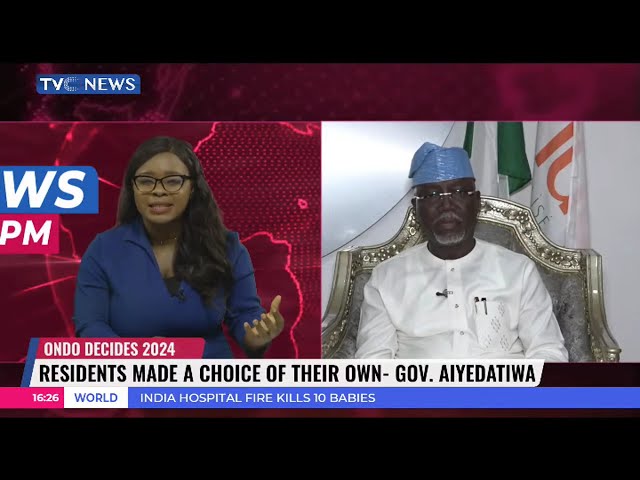 Governor Aiyedatiwa Speaks Exclusively With TVC News After Landslide Victory