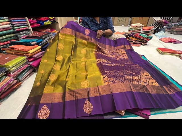 Chickpet Bangalore wholesale Silk sarees||Single saree courier available