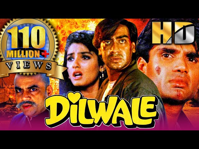 Dilwale (HD)- Bollywood Blockbuster Hindi Film | Ajay Devgn, Suniel Shetty, Raveena Tandon | दिलवाले