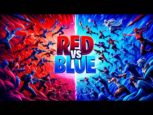 Fortnite crazy red vs blue good fights