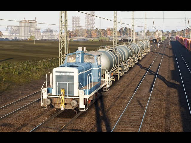 Train Sim World 4 - DB BR363 - Freight Riesa - Chemical Plant - 4K UHD