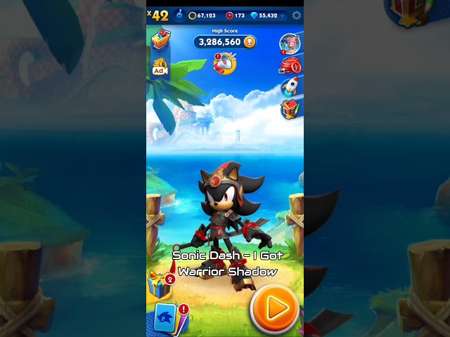 Sonic Dash - I Got Warrior Shadow! #sonicprime #sonicdash #sonicprimenetflix