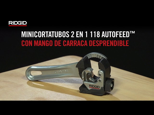 RIDGID Cortador 118 2-en-1 de alimentación rápida