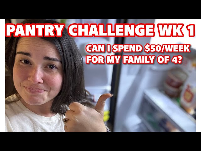 PANTRY CHALLENGE November part 1 (Music edited out for late copyright issue)