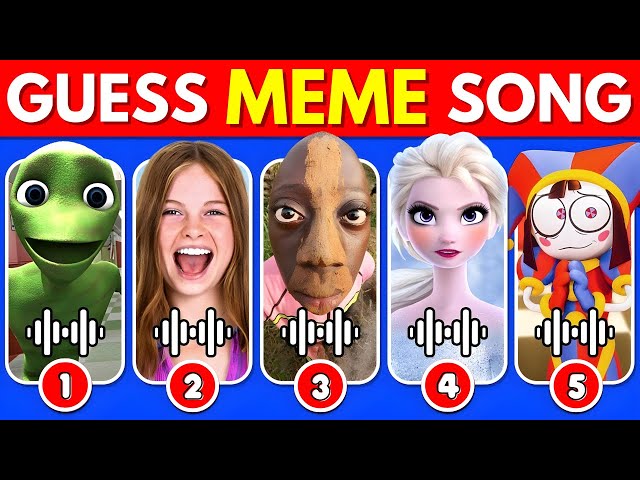 GUESS MEME & WHO'S SINGING 🎤🎵 🔥 Lay Lay, King Ferran, Salish Matter, Elsa, MrBeast, Skibidi, Tenge