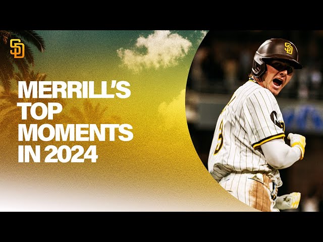 Padres Rewind: Jackson Merrill's Top Rookie Moments