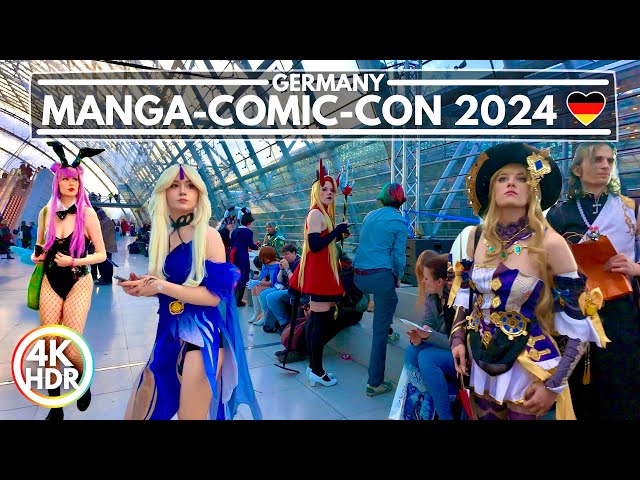 Manga Comic Con 2024 in Leipzig, Germany's Famous Manga and Anime Event! 4K-HDR Walking Tour