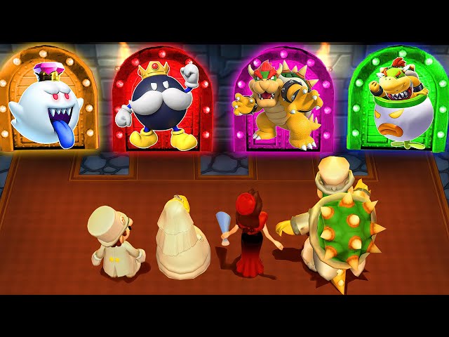 Mario Party 9 - All Lucky Minigames Wedding Outfit (2 Player)