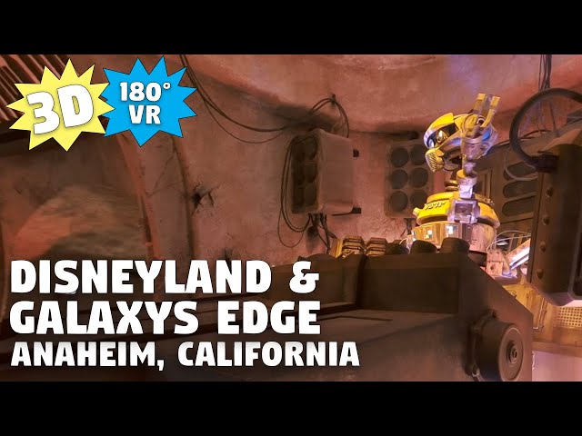 [3D VR] Disneyland and Star Wars Galaxy's Edge - Explore