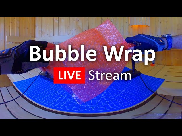 🔴 ASMR - Endless Bubble Wrap Crunching LIVE Stream for Ultimate #Tingles