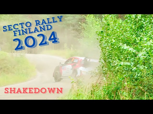 WRC Secto Rally Finland 2024 Shakedown -Slides&Jumps-