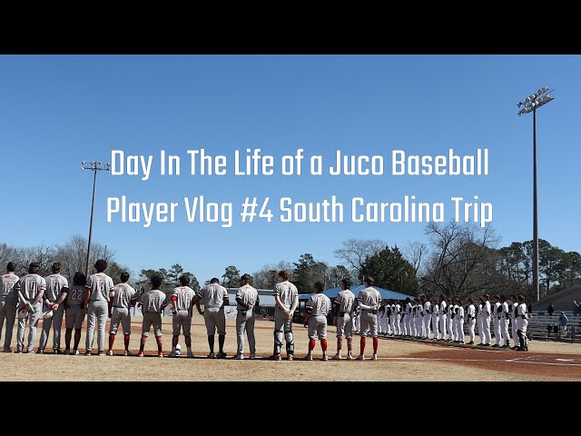 Day In The Life of a JUCO Baseball Player Vlog #4 | South Carolina Trip