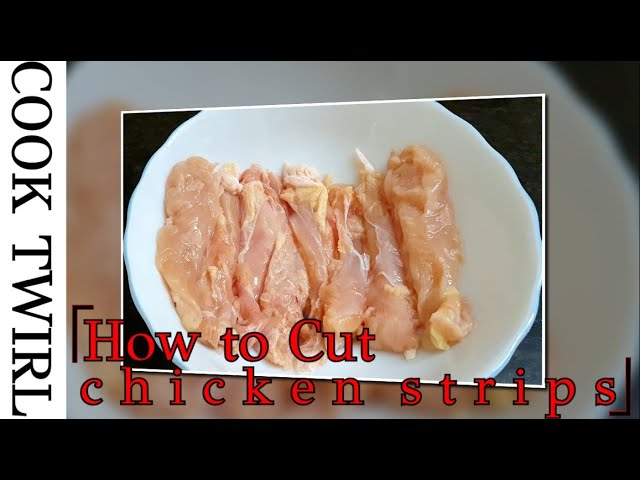 How to Cut Chicken Tenderloins or Chicken Strips | Quick & Simple Method | Step-by-Step Tutorial