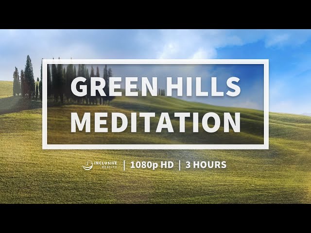 Green Hills Meditation & Relaxation for Studying, Coding, Chilling, ASMR and Staying in the Flow