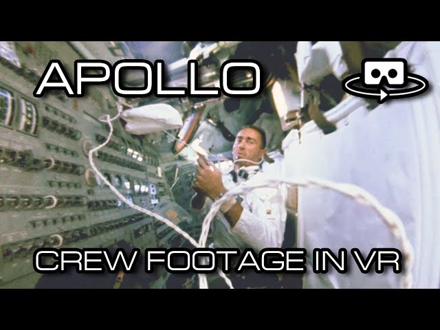 Apollo 7 & 8 Crew Footage in VR [4K VR 360º] - Schirra, Eisele, Cunningham,  Borman, Lovell, Anders