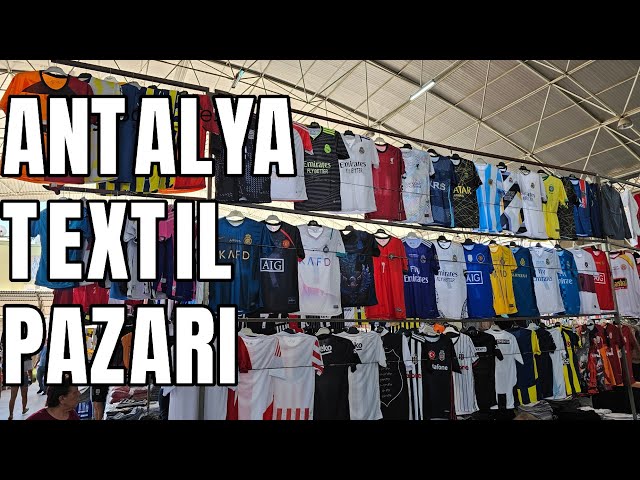 Antalya Turkey Textil Bazaar 29.09.2024 | 4K 60fps HDR no commentary