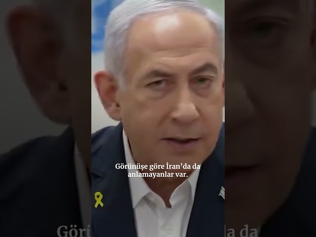 Ortadoğu'da gergin saatler: Netanyahu tehdit etti, İran yanıt verdi #shorts