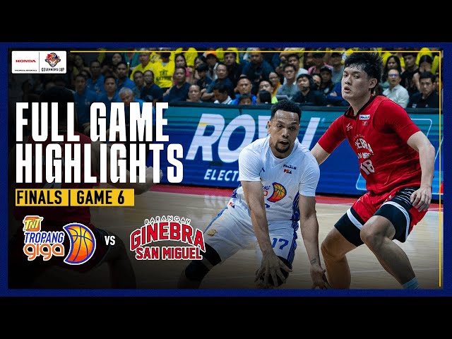 TNT vs BRGY. GINEBRA | FULL GAME 6 FINALS HIGHLIGHTS | PBA SEASON 49 GOVERNORS' CUP | NOV. 6, 2024