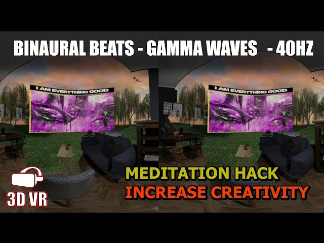 Increase Cognitive Function Using Meditation Music W/ 40 hz Binaural Beats & Visual Stimulus.