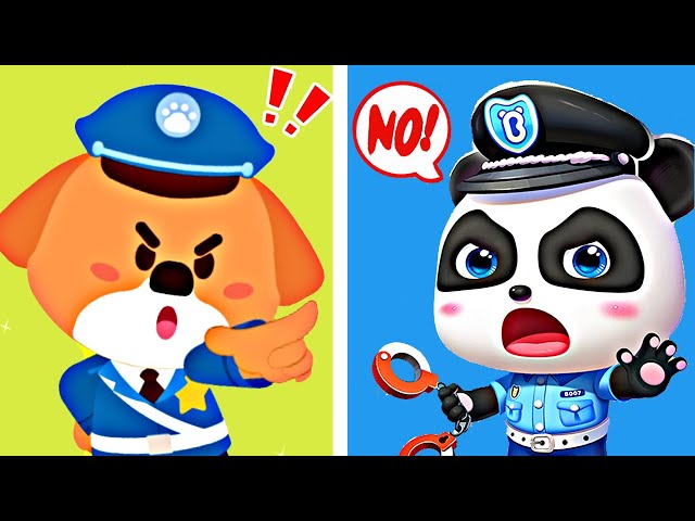 Who is the Best? Sheriff Labrador or Policeman Kiki - Help Them and Find Missing Baby - Babybus Game