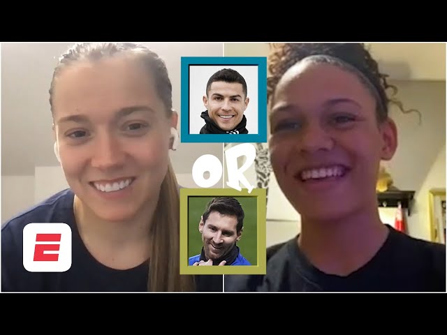 Pulisic or Reyna? Ronaldo or Messi? Fran Kirby and Trinity Rodman play You Have To Answer| ESPN FC