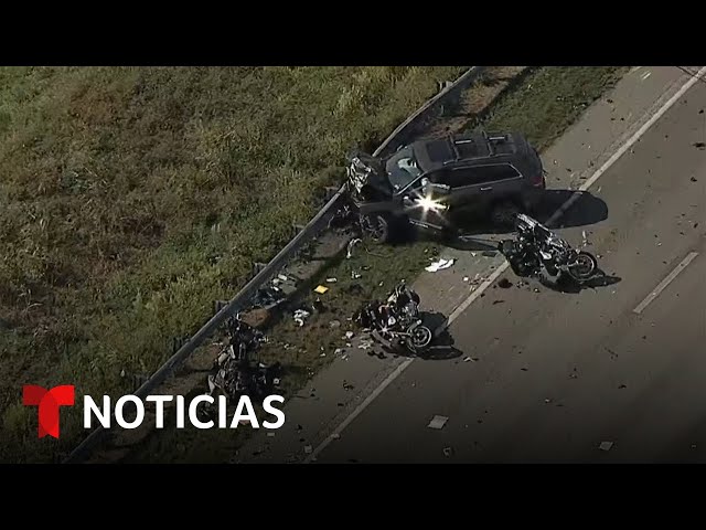 EN VIVO: Tres policías fueron atropellados por un vehículo en Florida