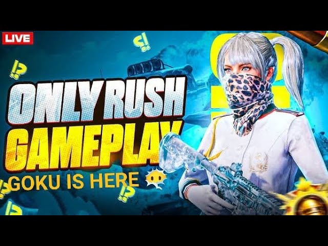 AAJ TO RANK PUSH KARE 😙#rankpush#8bitGOKU bgmi Live streaming(ROAD TO 100 SUBSCRIBE)