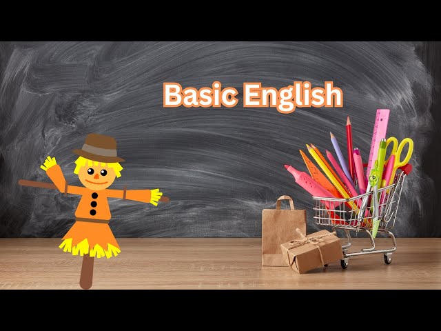 Basic English : Vowels and Consonants