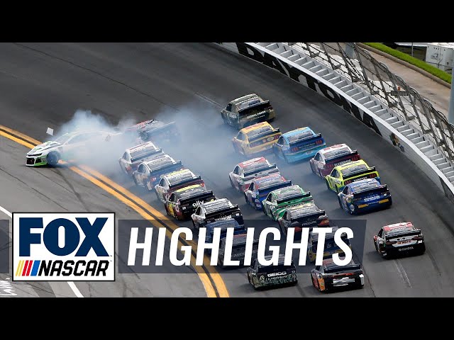 Huge crash strikes late in race at Daytona | NASCAR on FOX HIGHLIGHTS