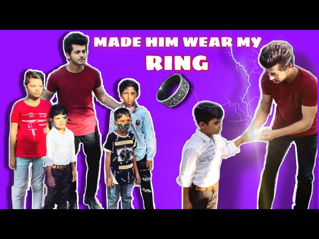 FUN PRANK ON KIDS WITH MY MAGICAL RING 💍 | Abhishek Nigam