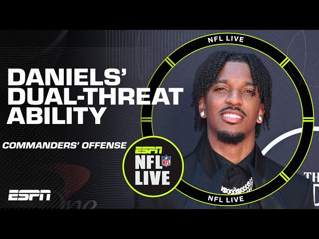 Why the Commanders must find balance with Jayden Daniels' dual-threat ability 🏈 | NFL Live