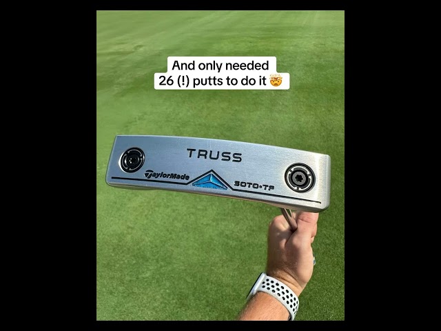 Tommy Fleetwood was on fire with this prototype putter. #TaylorMade #shorts