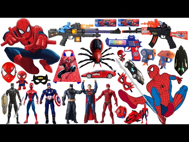 Marvel Popular Toy Collection | Spider Man Action Doll | Marvel Toy Gun Collection unboxing