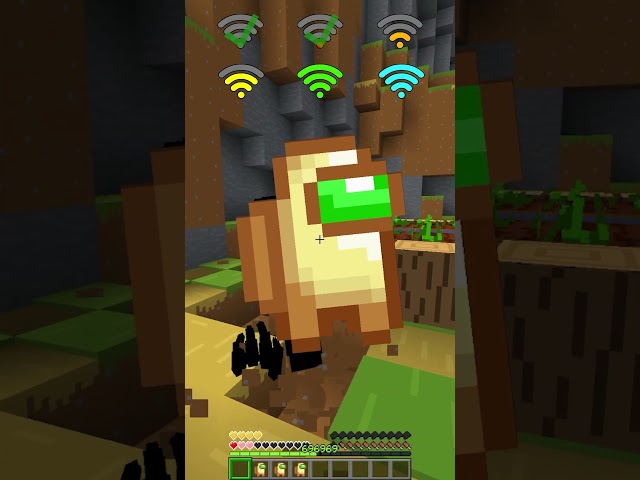 Totem of Undying vs Different Wi-Fi #shorts #minecraft #meme