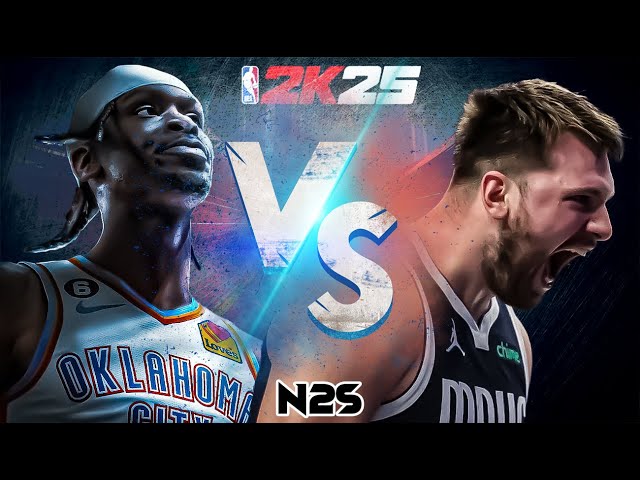 2 future MVP head-to-head - SGA vs LUKA - THUNDER vs MAVS - NBA 2K25