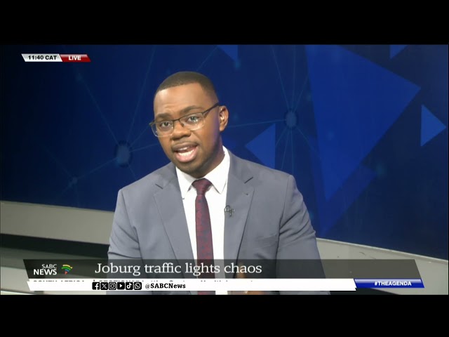 Road safety, traffic congestion a concern as some traffic lights don't work in Johannesburg