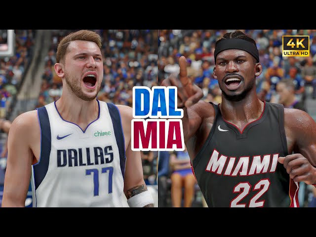 MAVERICKS vs HEAT (PS5) - NBA 2K24 [4K UHD]