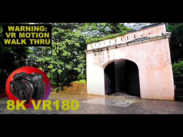 8K VR180 SINGAPORE FORT CANNING WALK Bukit Larangan Forbidden Hill 3D (Travel Videos/ASMR/Music)