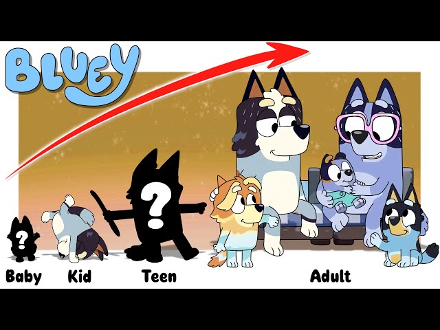 Bluey Heeler Evolution Growing Up Full | Go WOW