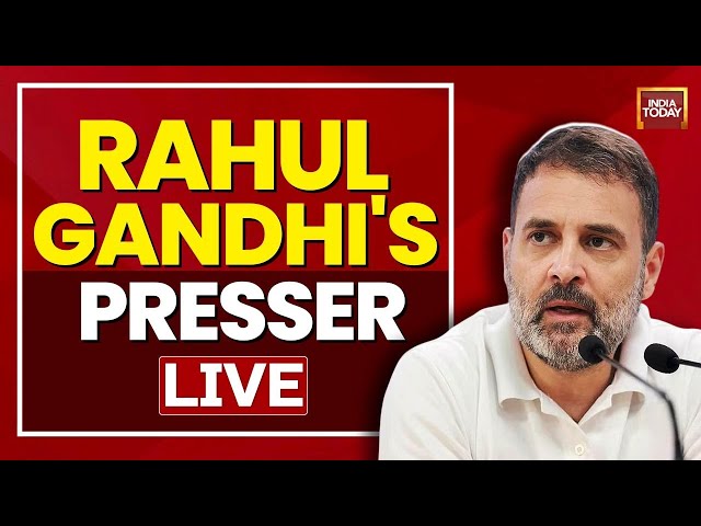 Rahul Gandhi LIVE | Amid Adani Storm, Rahul Gandhi Briefs Media | Big Charges Against Gautam Adani