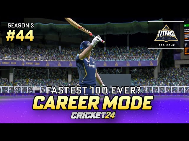 My Fastest Hundred Ever? - Cricket 24 Career Mode #44