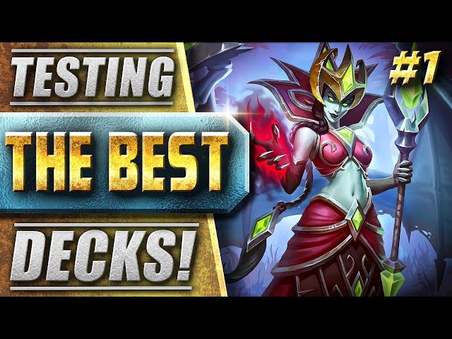 What are the BEST DECKS in Top 100? - Hearthstone Showdown in the Badlands