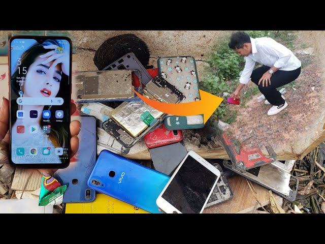 Restoration Abandoned Destroyed Phone Found From Rubbish ! How i Restore OPPO F9 Model  Cracked.