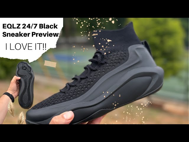 Black EQLZ 24/7 Basketball Sneaker Preview. I love it!!!