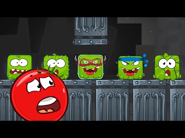 Red Ball 4 Tomato Ball Vs Om Nom All Boss Fusion Battle