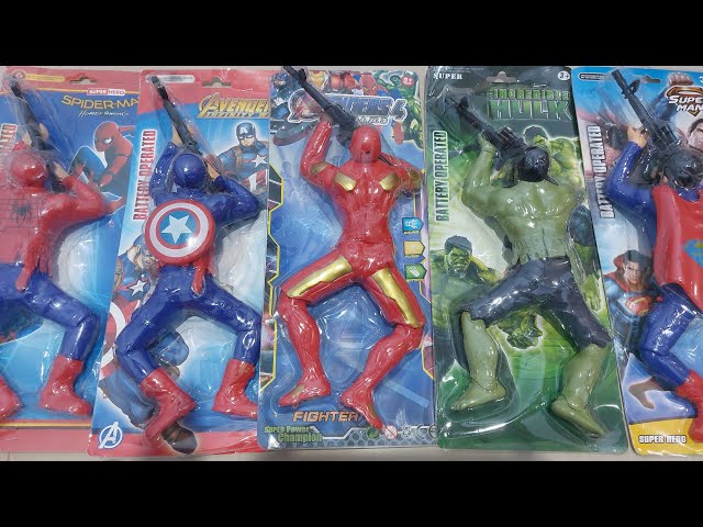 spider-man iron man hulk captain america toys