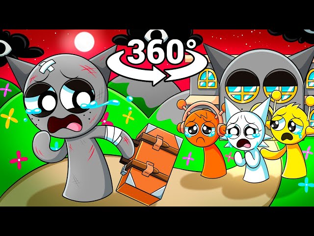 GRAY is MOVING AWAY!? Incredibox Sprunki Animation 360° VR