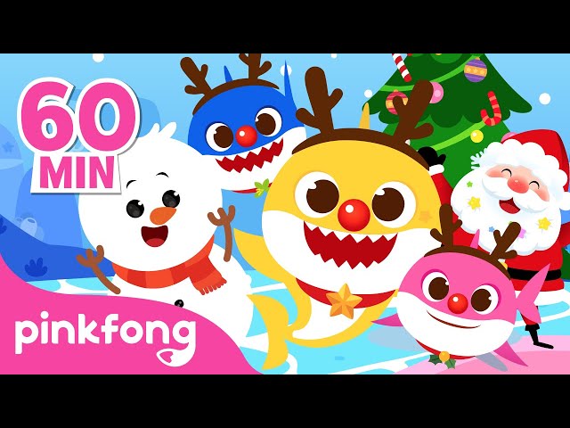 🔴 Red-Nosed  Baby Shark Special |  Christmas Songs for Kids | Christmas Playlist | Baby Shark Songs