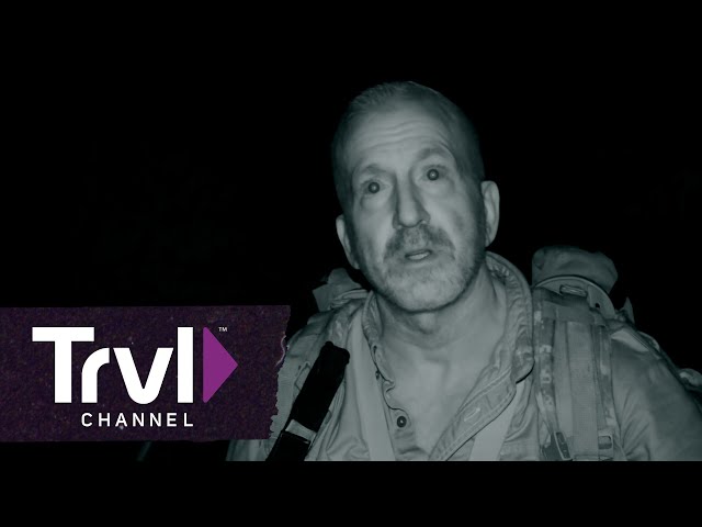 Large Creature Bluff Charges Russell in Woods | Expedition Bigfoot | Travel Channel